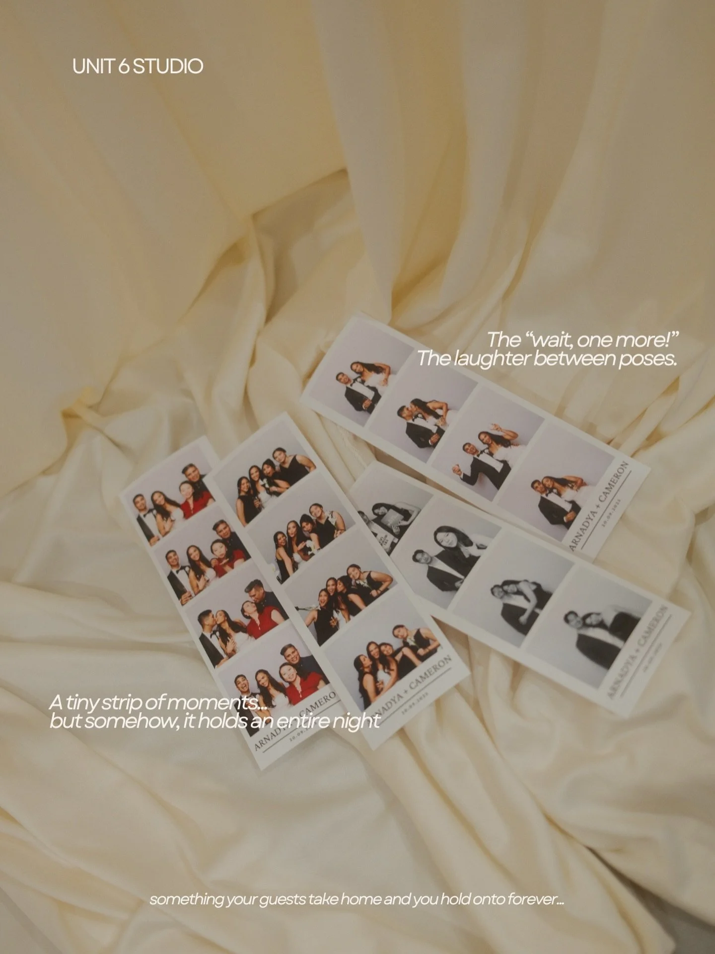 A photobooth isn&rsquo;t just an extra.
And it&rsquo;s definitely not just an afterthought.

It&rsquo;s the space where your guests loosen up, laugh a little louder and create the moments you didn&rsquo;t plan for but end up loving the most.

The str