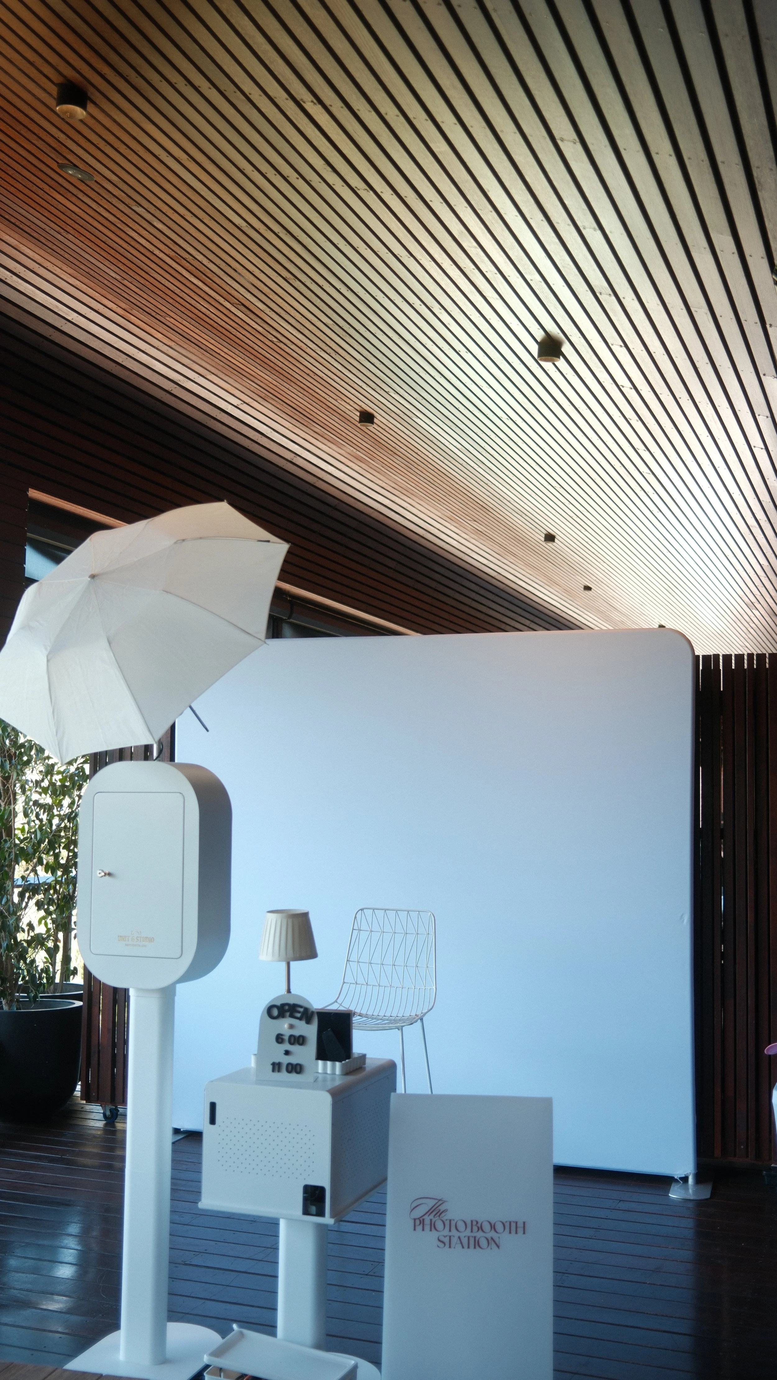Unit 6 Studio Setup at Ambrose Estate for a Wedding