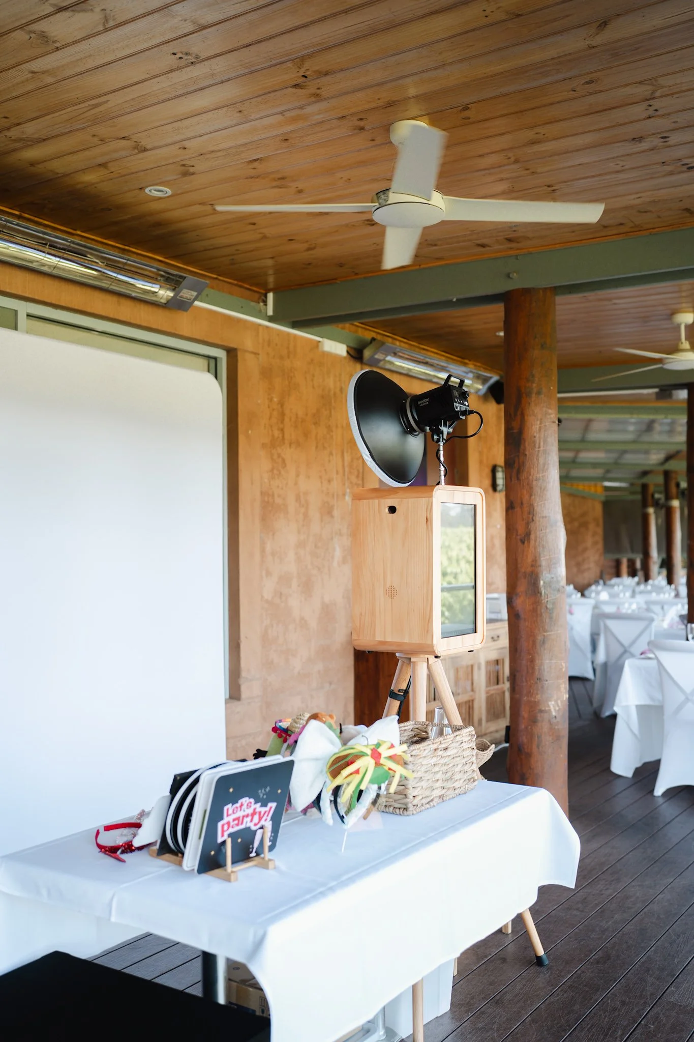 Unit 6 Studio Setup at Sitella Winery for a Wedding