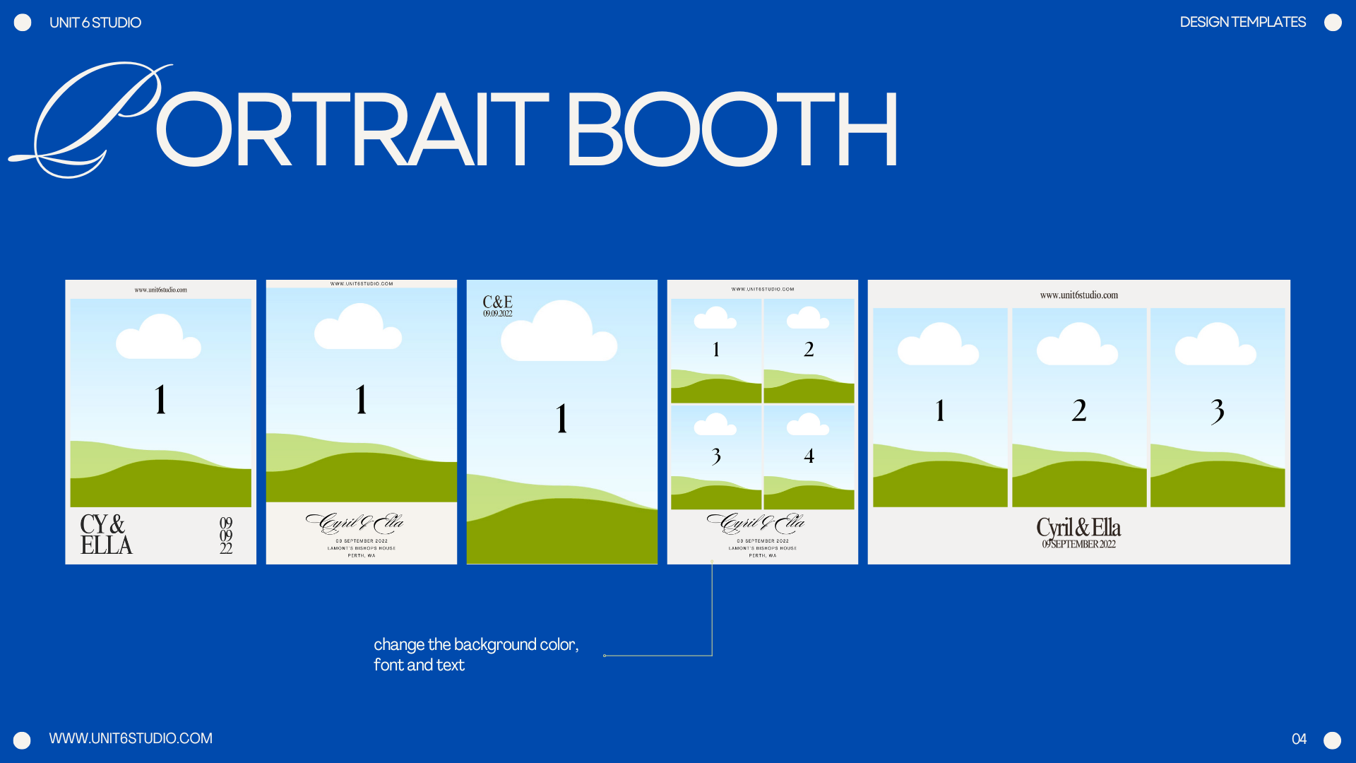 Print Templates — Unit 6 Studio
