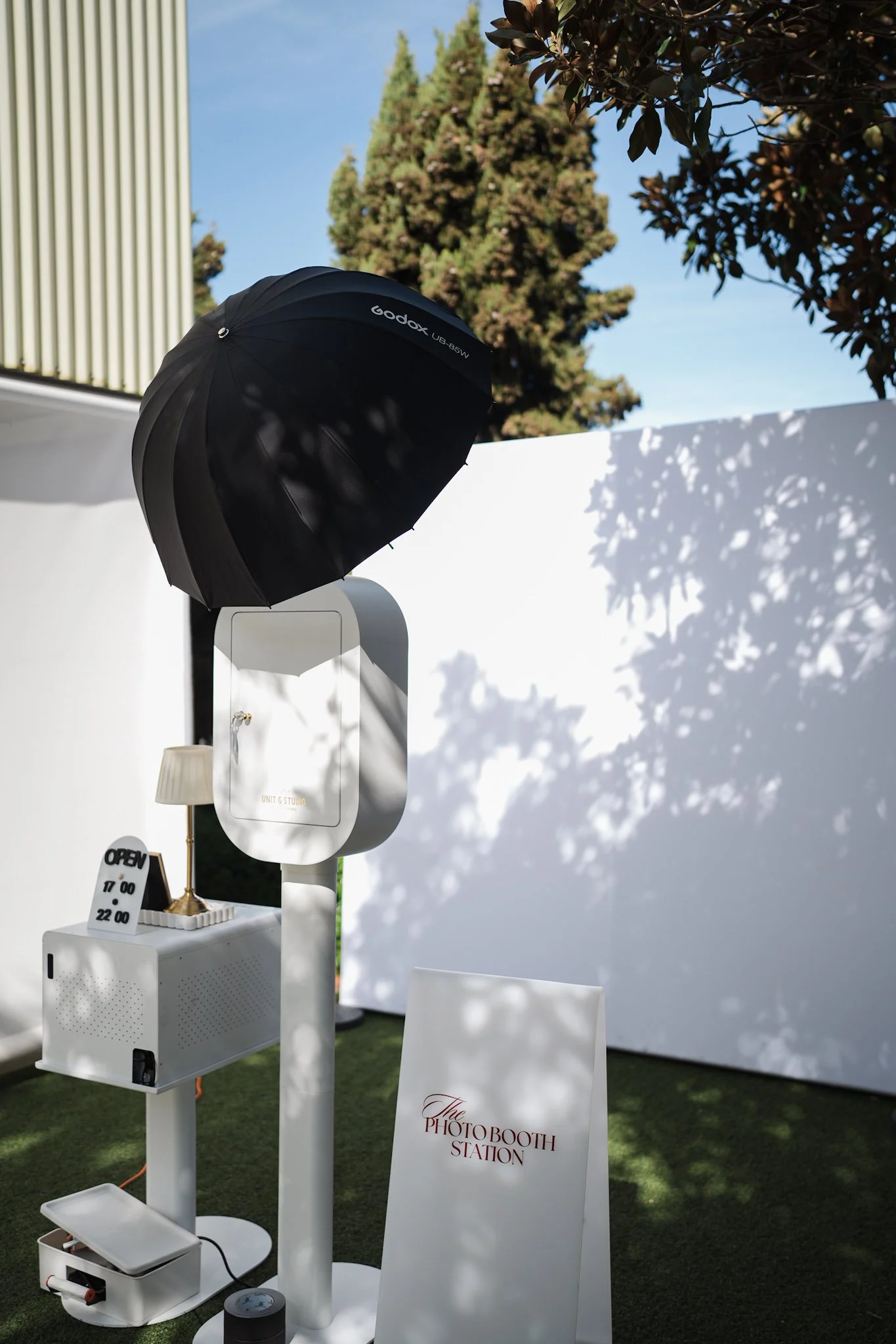 Unit 6 Studio Setup at Masonmill Gardens for a Wedding