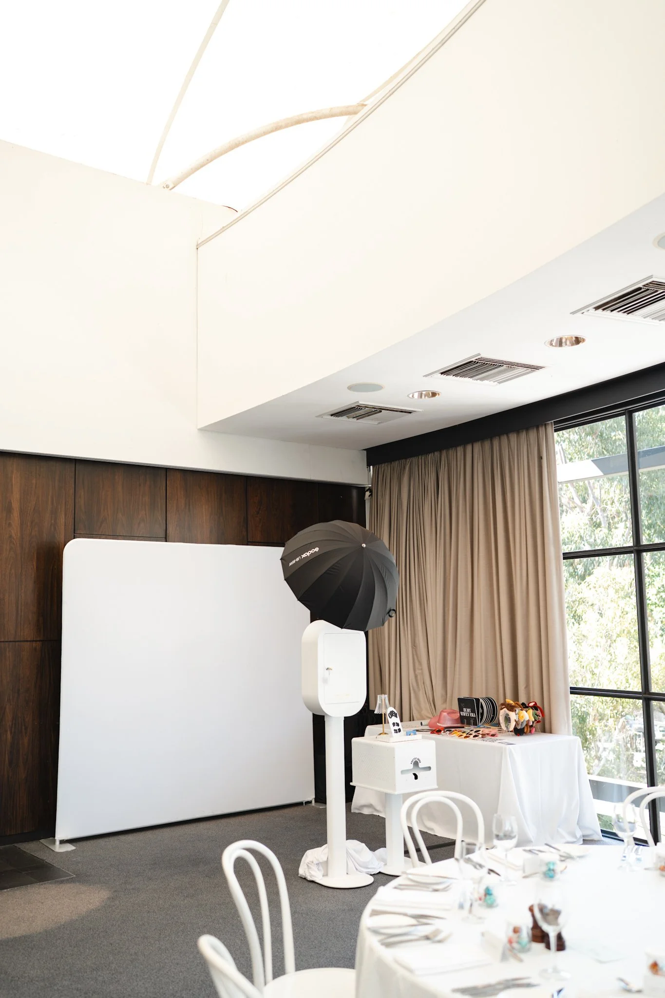 Unit 6 Studio Setup at Frasers Kings Park for a Wedding