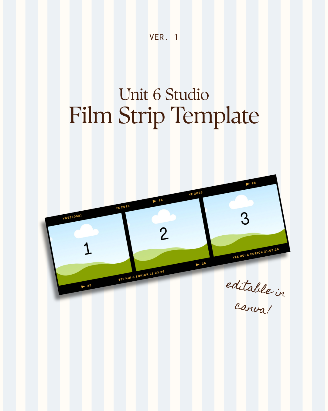 Unit 6 Studio - Film Strip Photo Booth Template