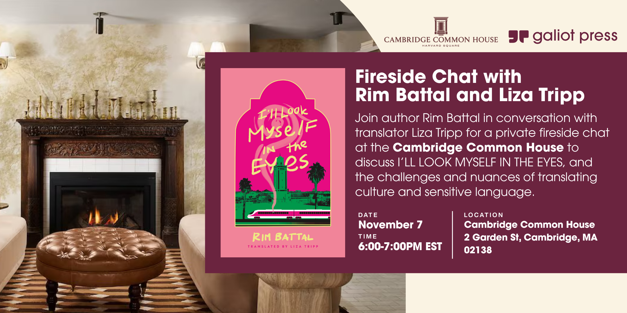 Fireside Chat with Rim Battal &amp; Liza Tripp
