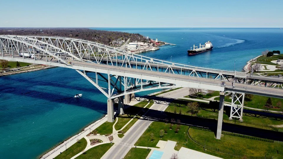 Enjoy a Leisurely 12km route under the Bridge along the water in Point Edward, through Canatara Park and returning along bike lanes to Sarnia Bay Waterfront.