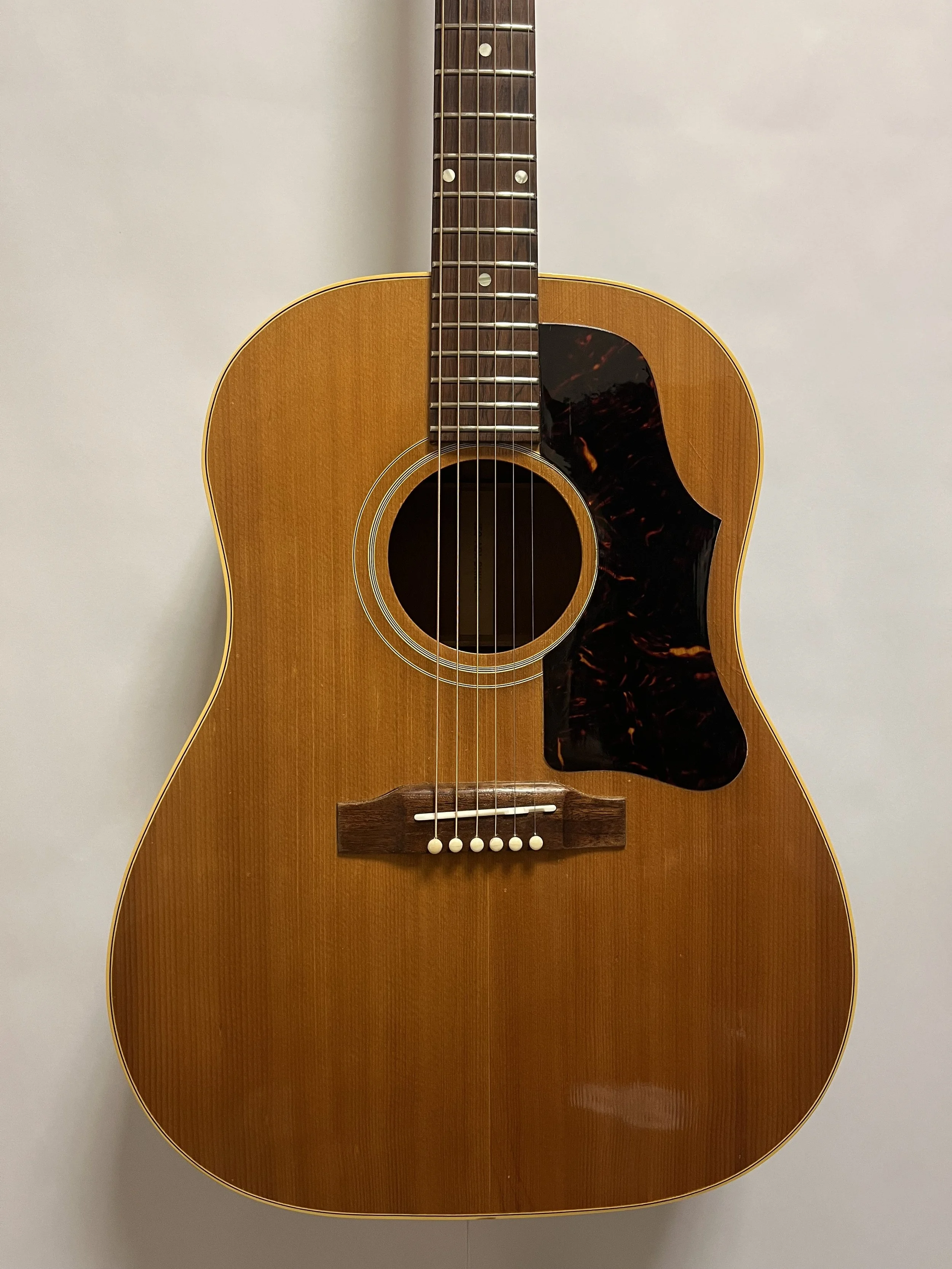 1963 Gibson J50 "Round Shoulder" Acoustic Guitar with Original Case, *New Wood Bridge* $3,999.00