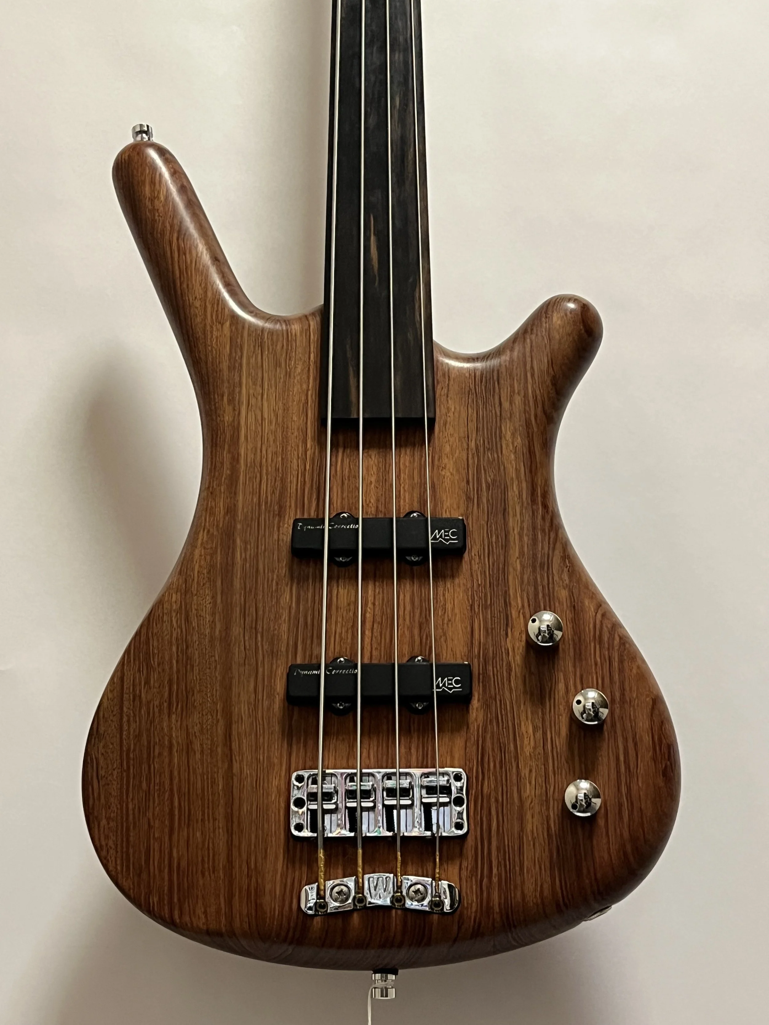 2008 Warwick Corvette Standard Fretless Electric Bass - Natural $1,099.00