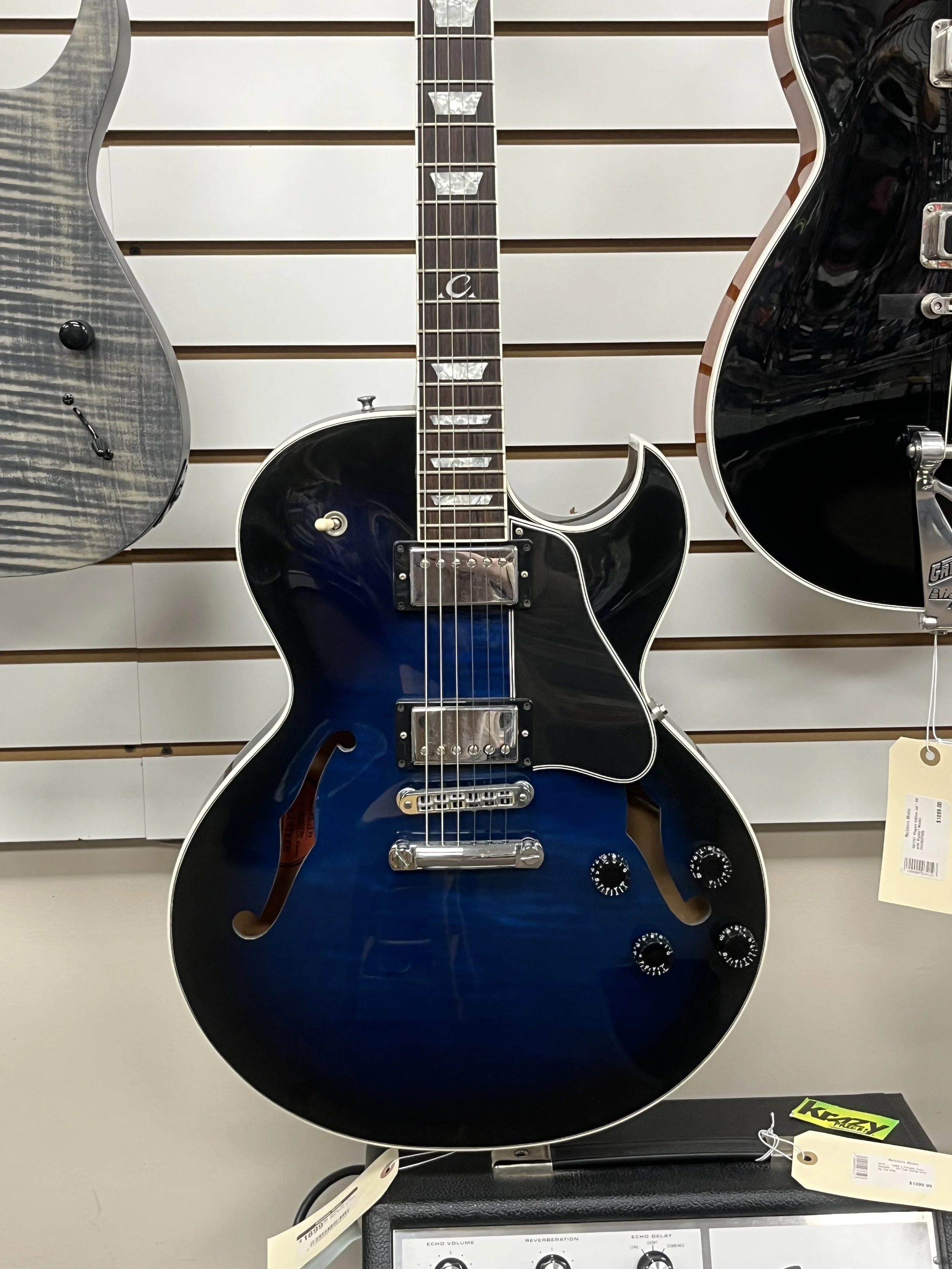 Gibson ES-137 Blue Burst with case $1,899.99