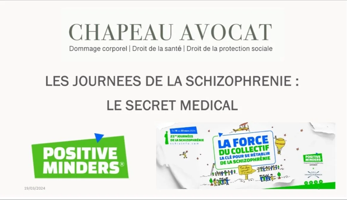  JOURNEES DE LA SCHIZOPHRENIE