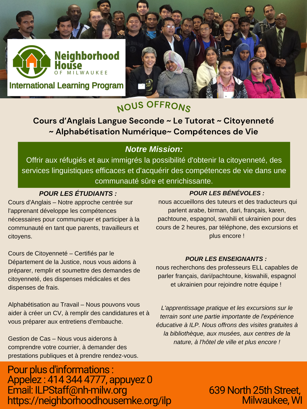 International Learning Program Ilp ILP — Neighborhood House of Milwaukee