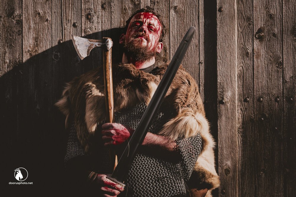 Viking with sword