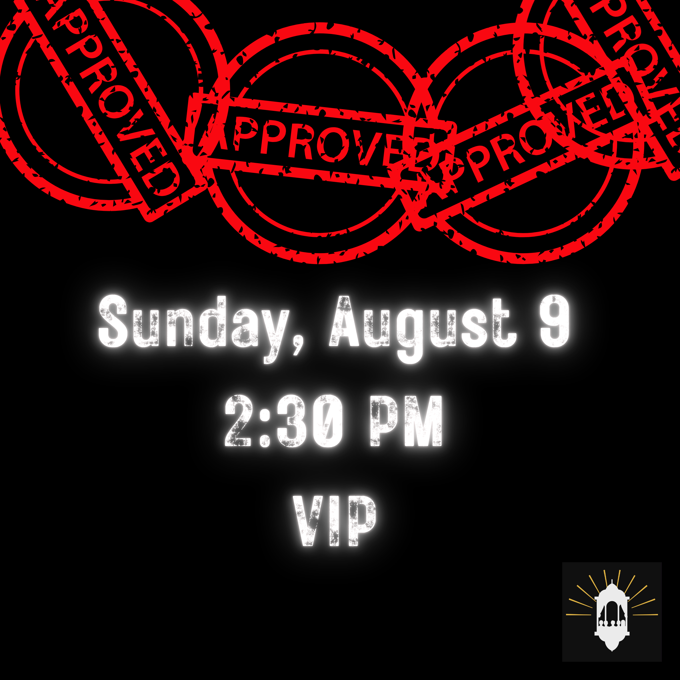 Stamp of Hope - VIP - August 9 at 2:30 PM
