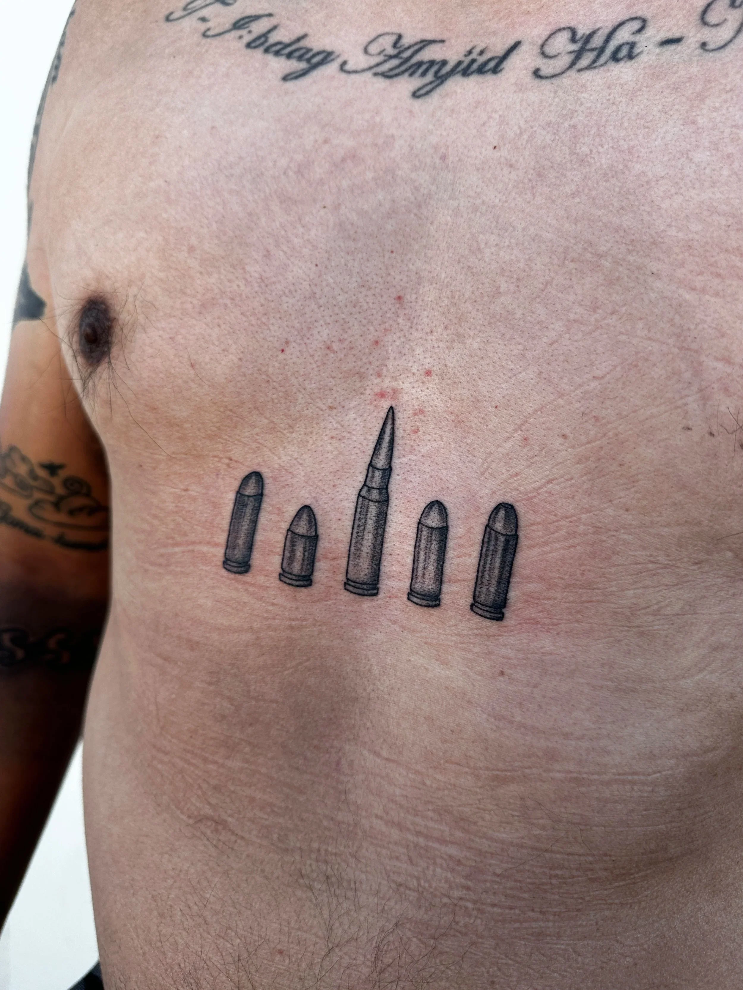 For my client who I also go to the gym with. He’s a tribal leader for the Tohono O’odham tribe. I can’t remember the quote but its something about taking bullets in the front and arrows in the back for your people and I think thats so cool.