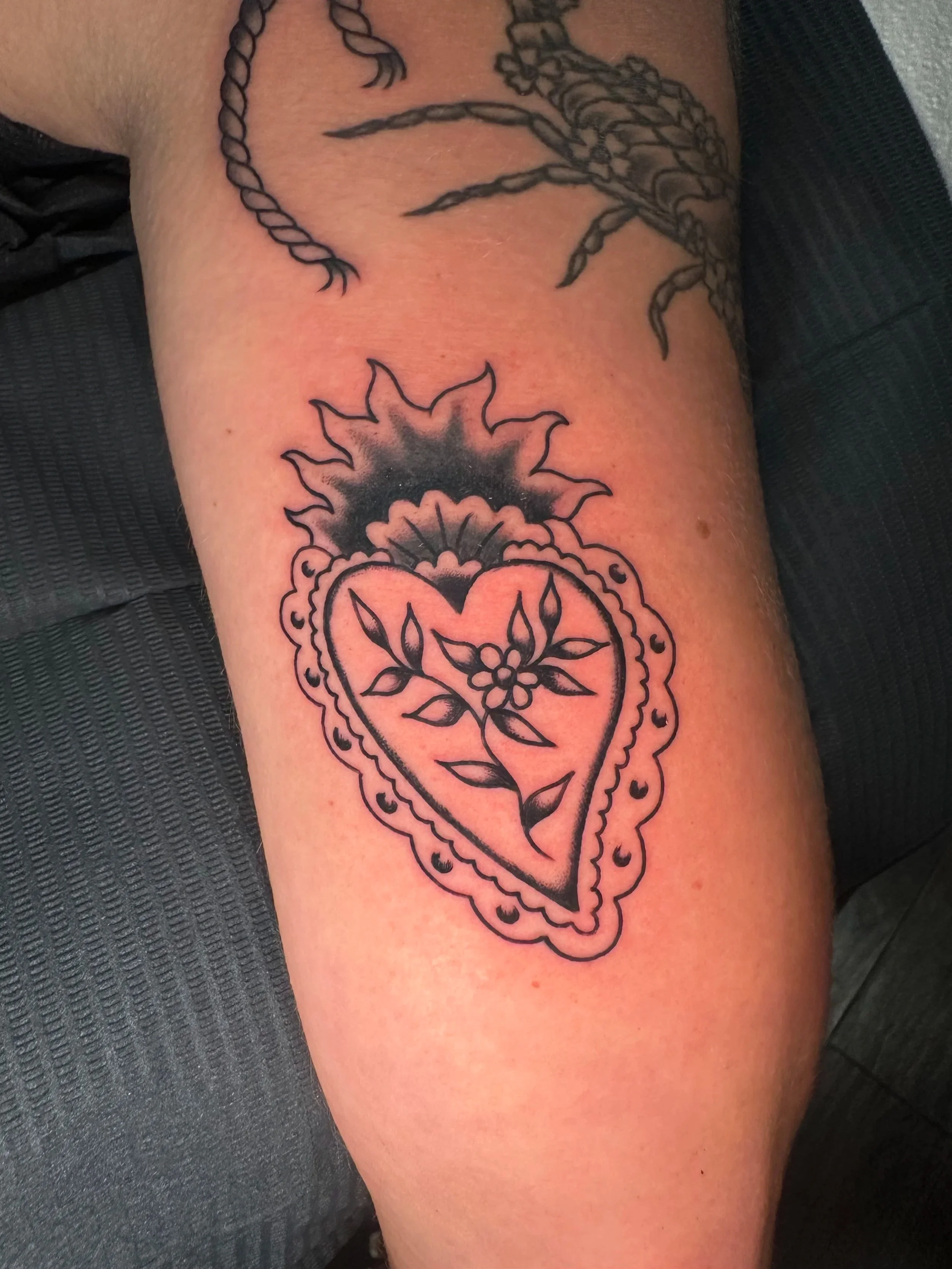 This is from my flash book and is fun because you can get this same one but in color and have a tattoo twin out in the wild