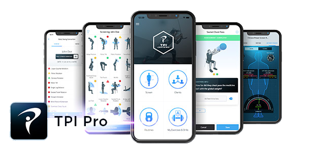 TPI Screen golf assessment app on mobile devices – Titleist Performance Institute screening for mobility, stability, and strength to improve golf swing at Optimum Golf Denver