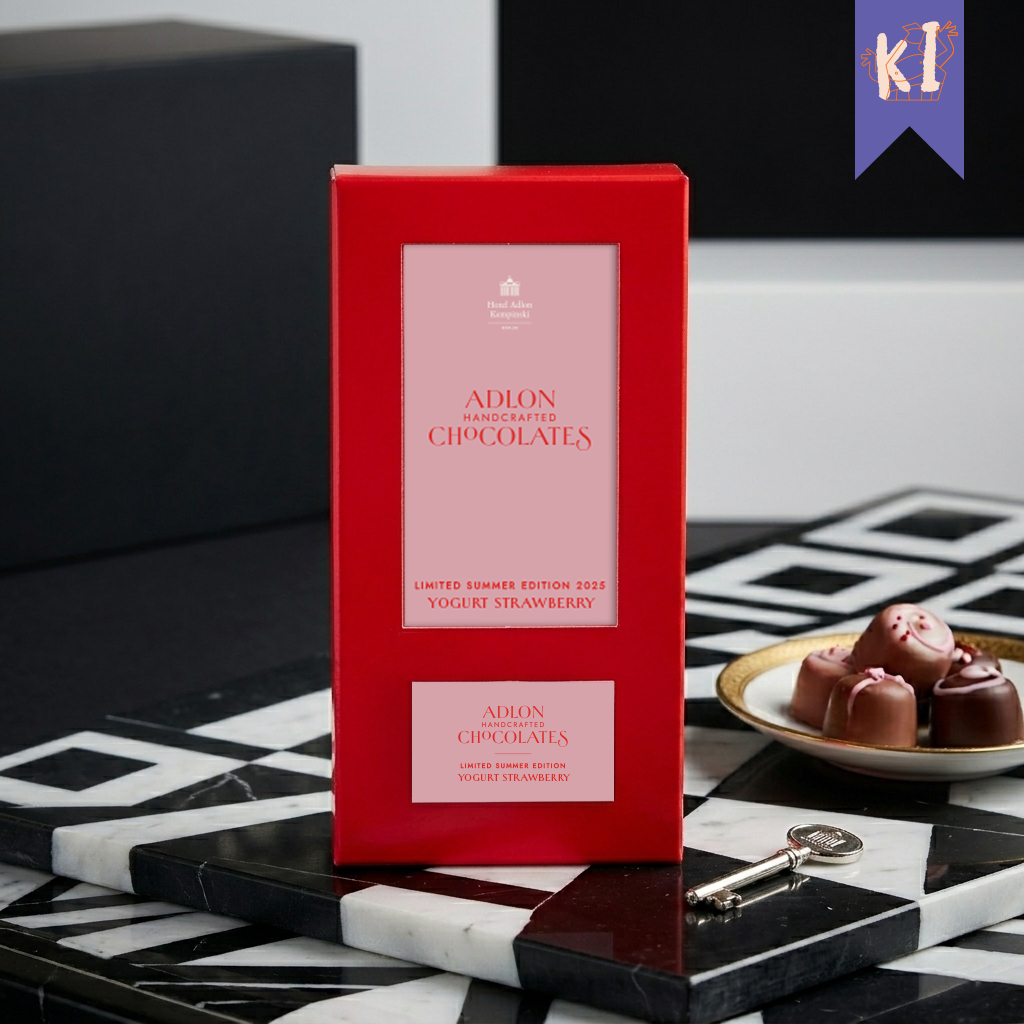 Packaging Adlon Handcrafted Chocolates (Bild mithilfe von KI erstellt)