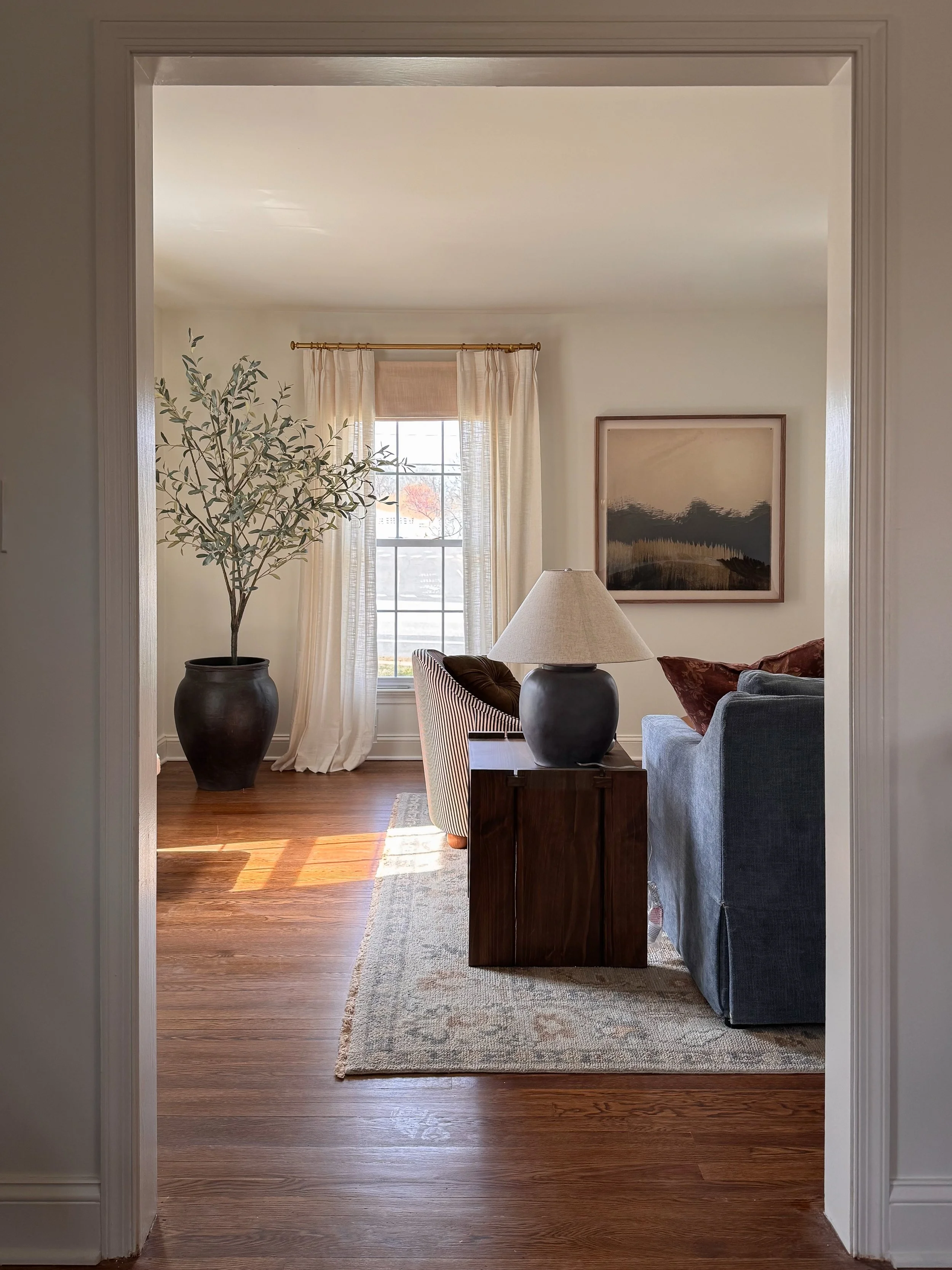 One thing I always consider is the transition from one room to another. I make sure they flow and feel cohesive while still being unique in their own right. When your heart skips a beat looking at every angle from one room to another, you know you go