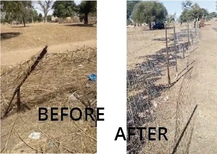 Last year, goats climbed the old fence and ruined the onion nursery. While a tasty treat for them, it can prove costly for farmers. To protect and strengthen this year&rsquo;s harvest, new fencing now surrounds the plot.

Impact Senegal invested in t