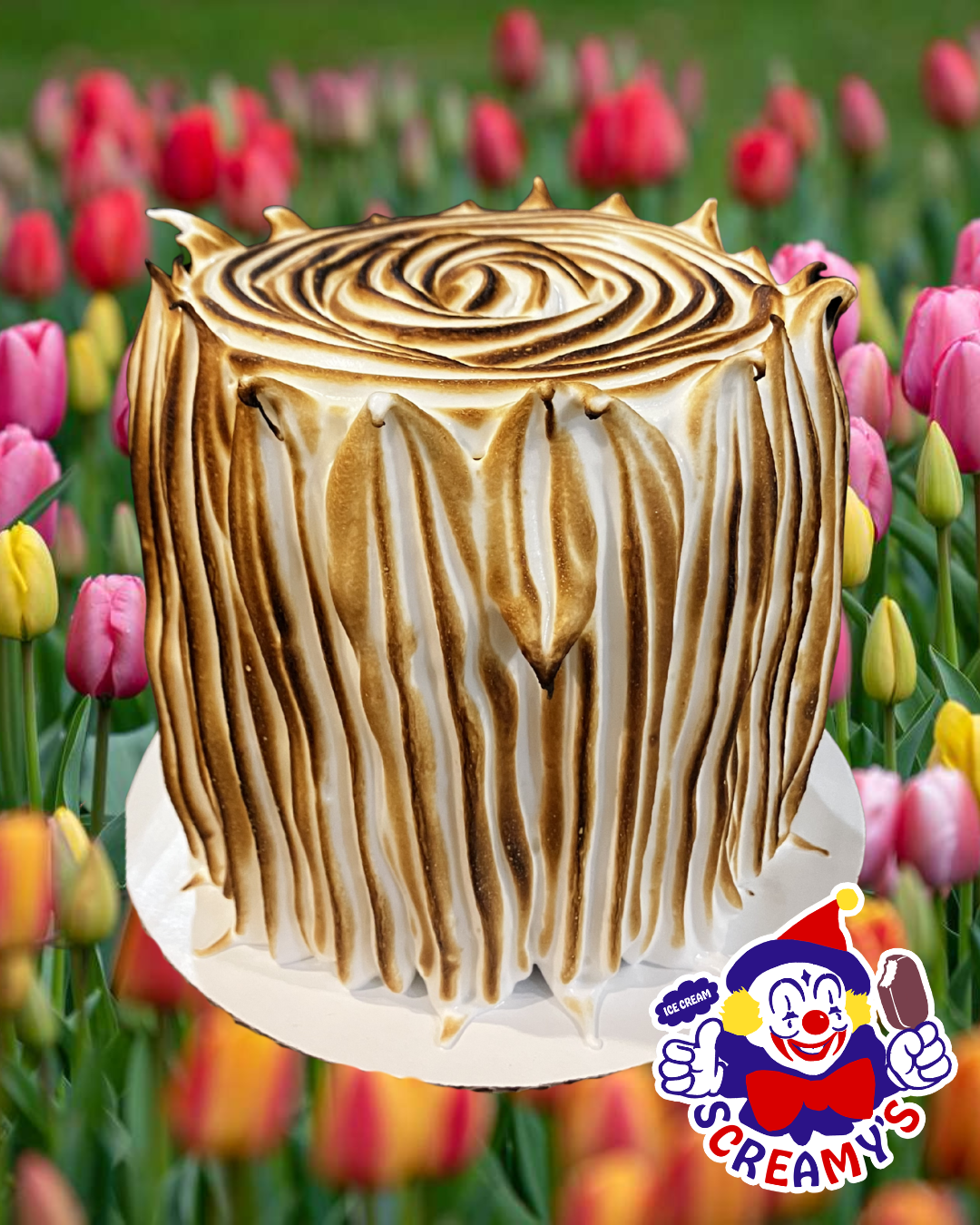 Mother's Day Lemon Meringue Baked Alaska