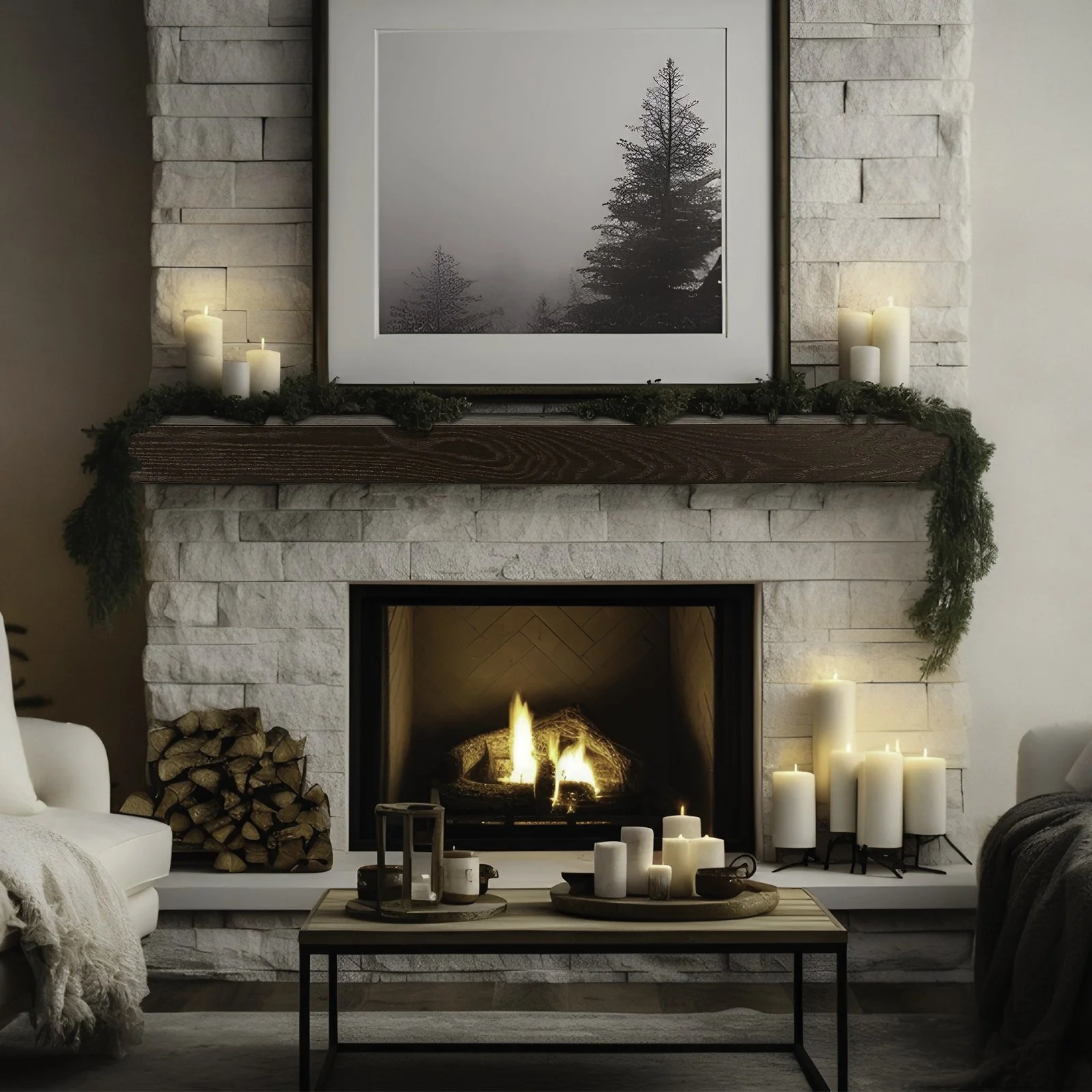Classic Beam Mantel Non-Combustible Mantel Shelf