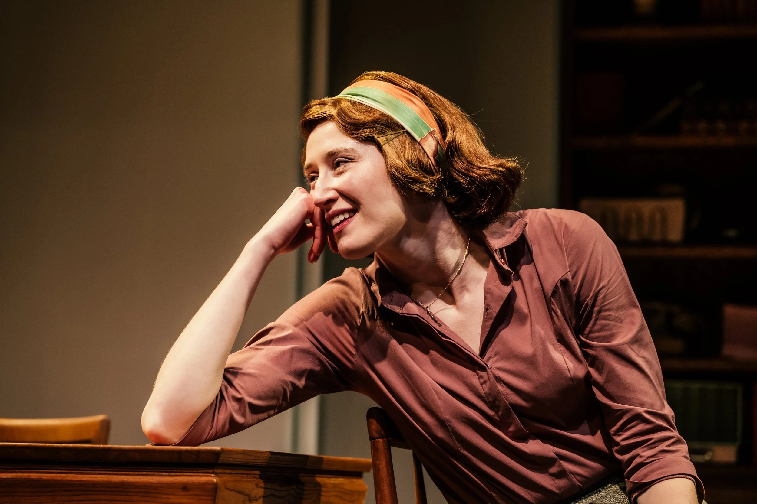 As Sylvia Plath in SYLVIA SYLVIA SYLVIA, dir. Jo Bonney, Geffen Playhouse, photo by Jeff Lorch