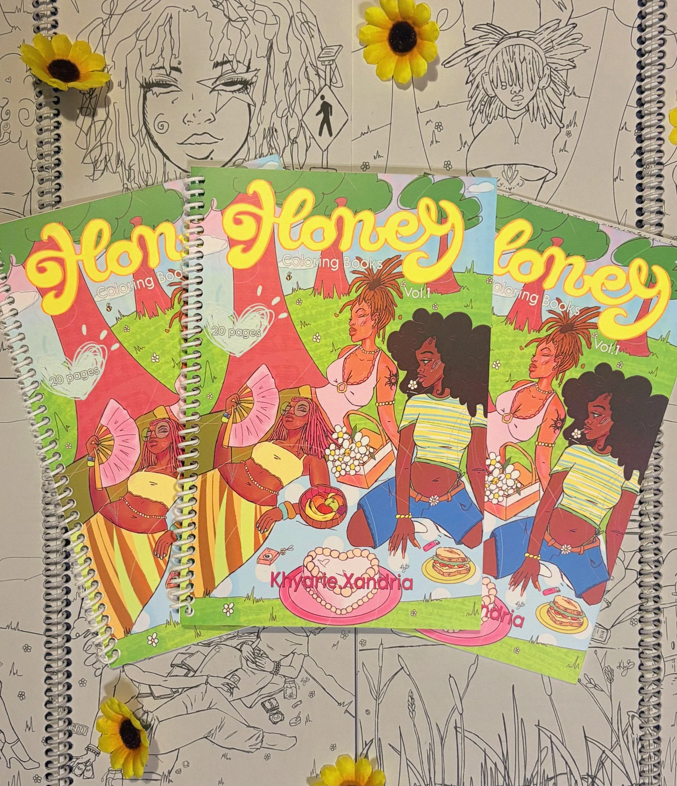 Honey Coloring Books Vol.1 PRESALE
