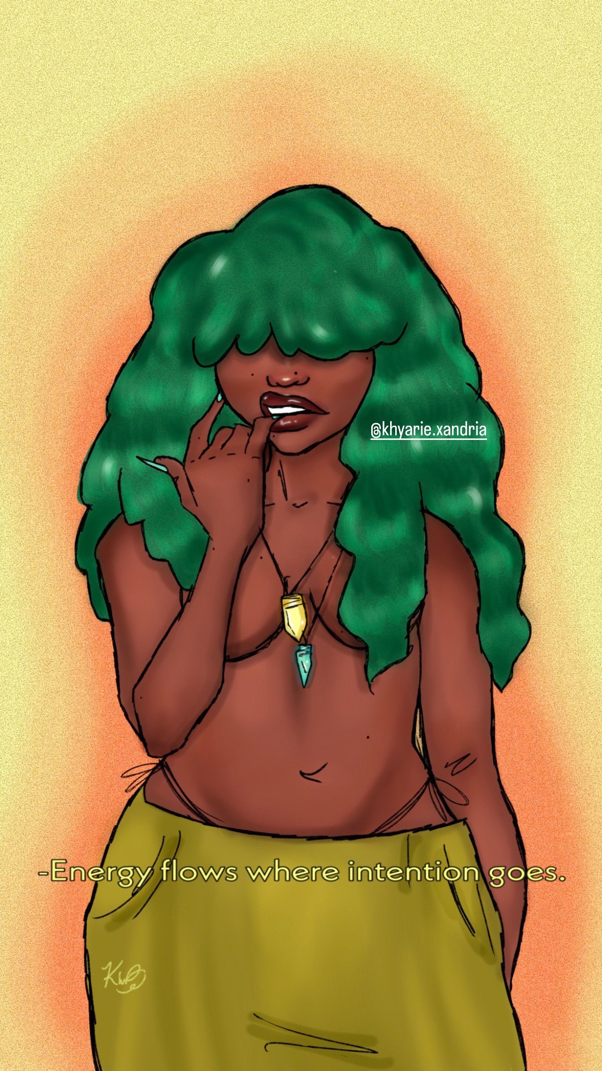 Orange Aura (print)