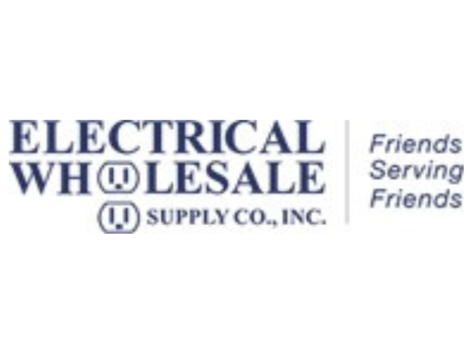 Logo for Electrical Wholesale Supply Co., Inc., with the slogan 'Friends Serving Friends'.