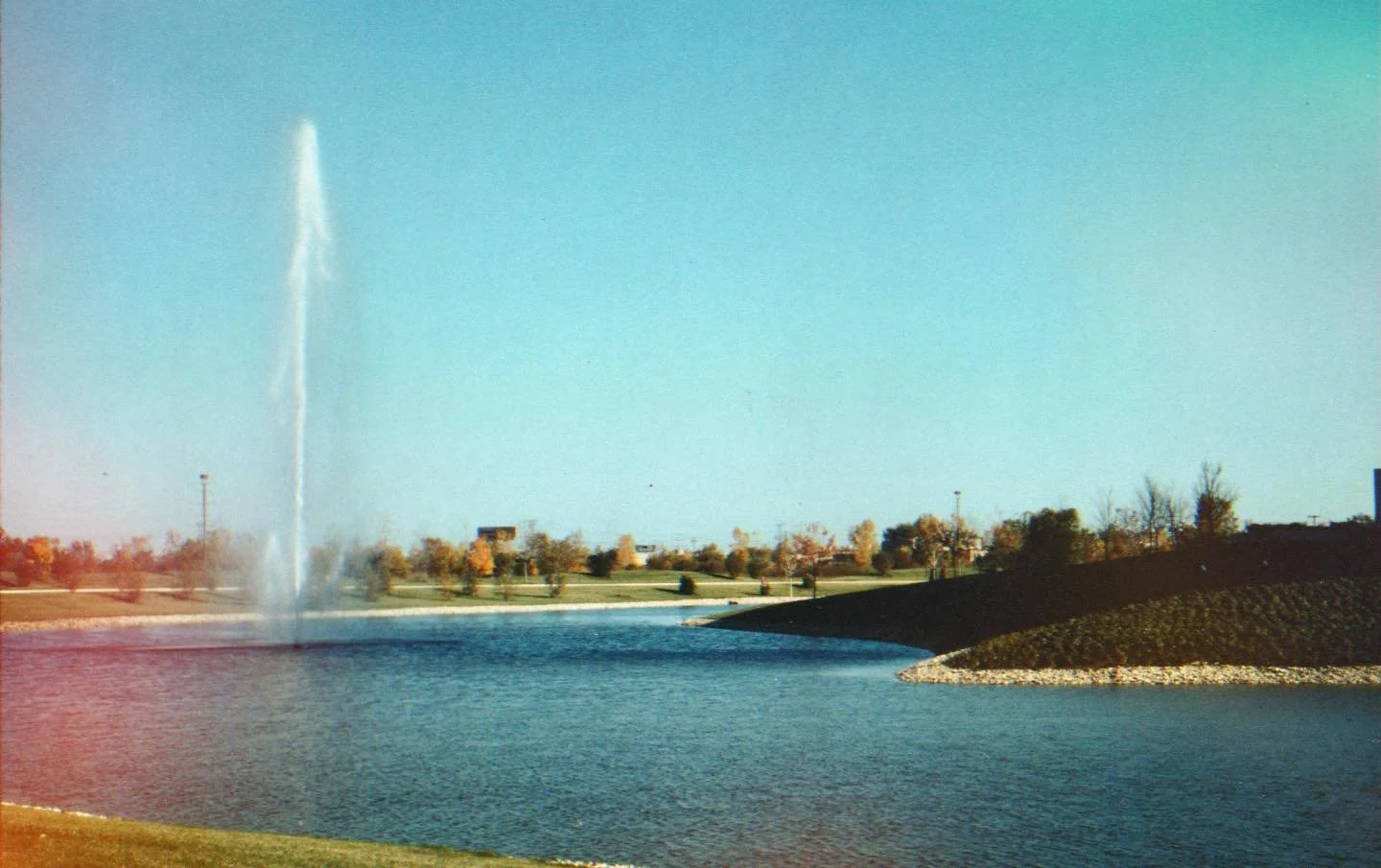 Here&rsquo;s a #vintage irrigation photo from a few decades ago. This fountain was installed in the early 90s and has been a beloved sight throughout the years. 

At Halloran and Yauch, we have decades of experience installing and maintaining floatin