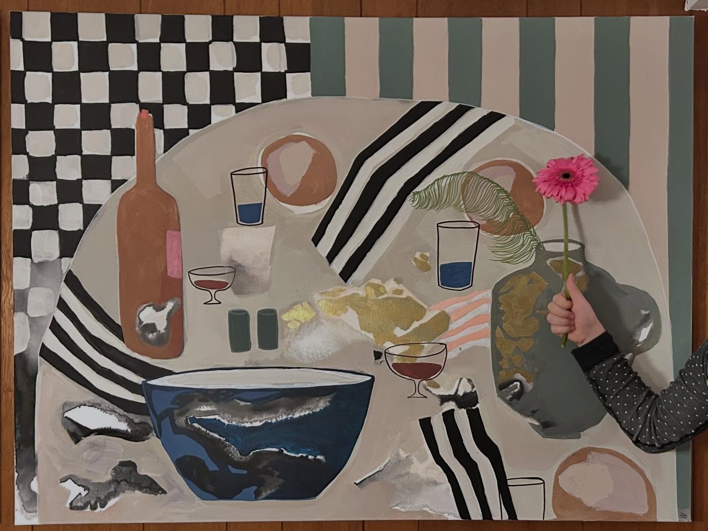 Finally getting back in the studio today after busy season+holidays+kids at home - it was so good but now I&rsquo;m just so ready for your studio visits, commissions and collaborations and most of all access to my brain if it&rsquo;s still in there. 