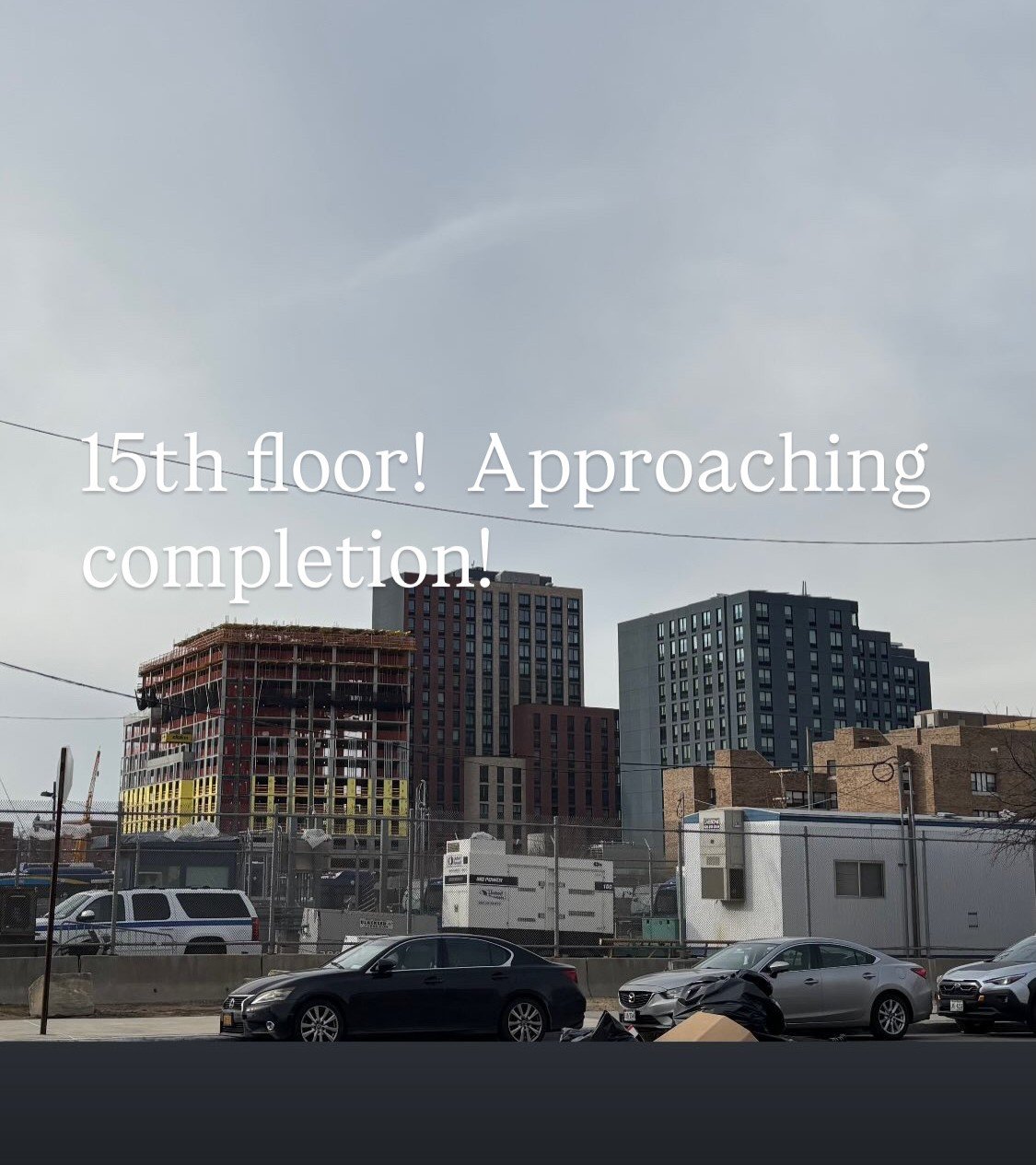 15 floors!  Edgemere 2 nearing completion - January 2026
