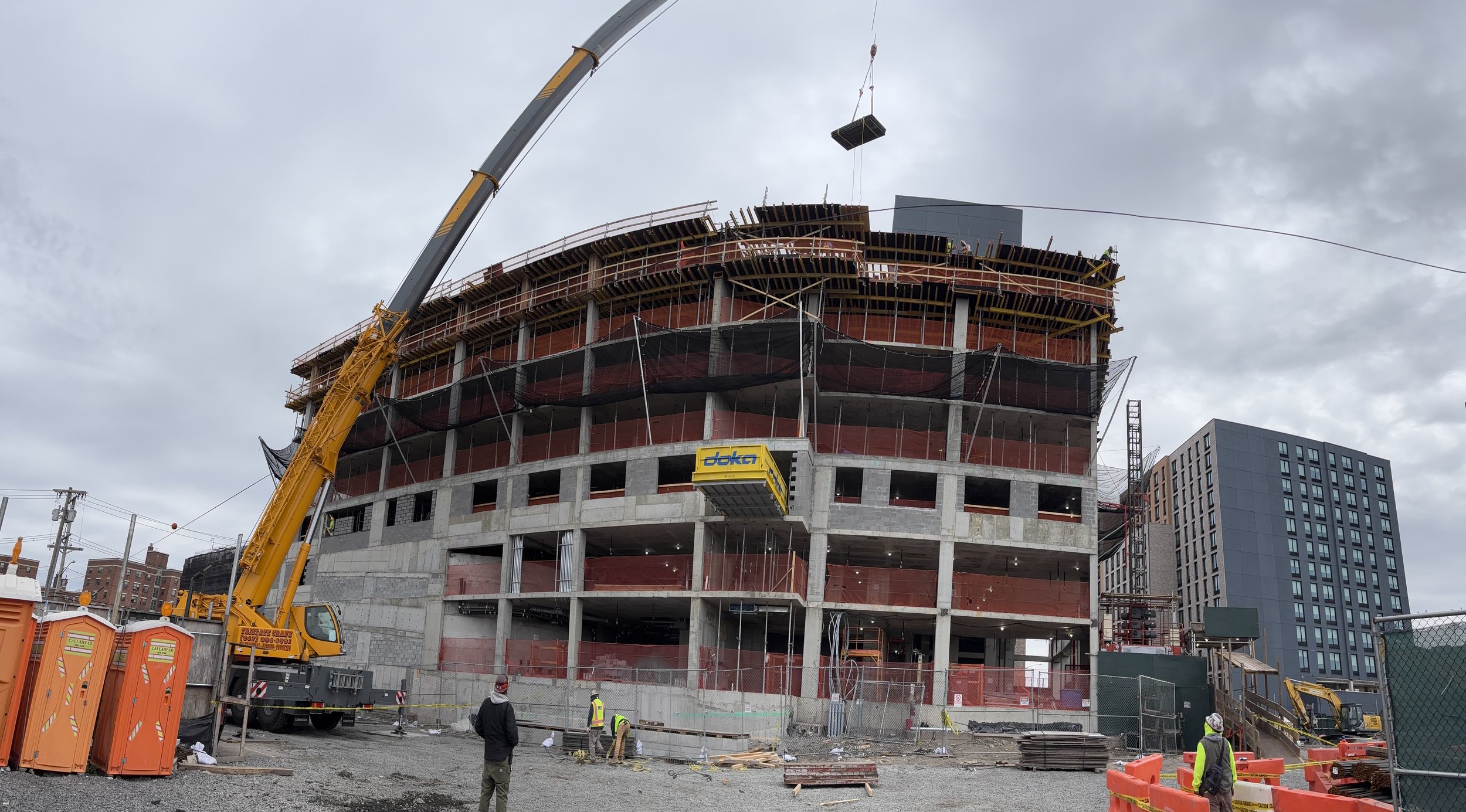 9th Floor work - the entire view.