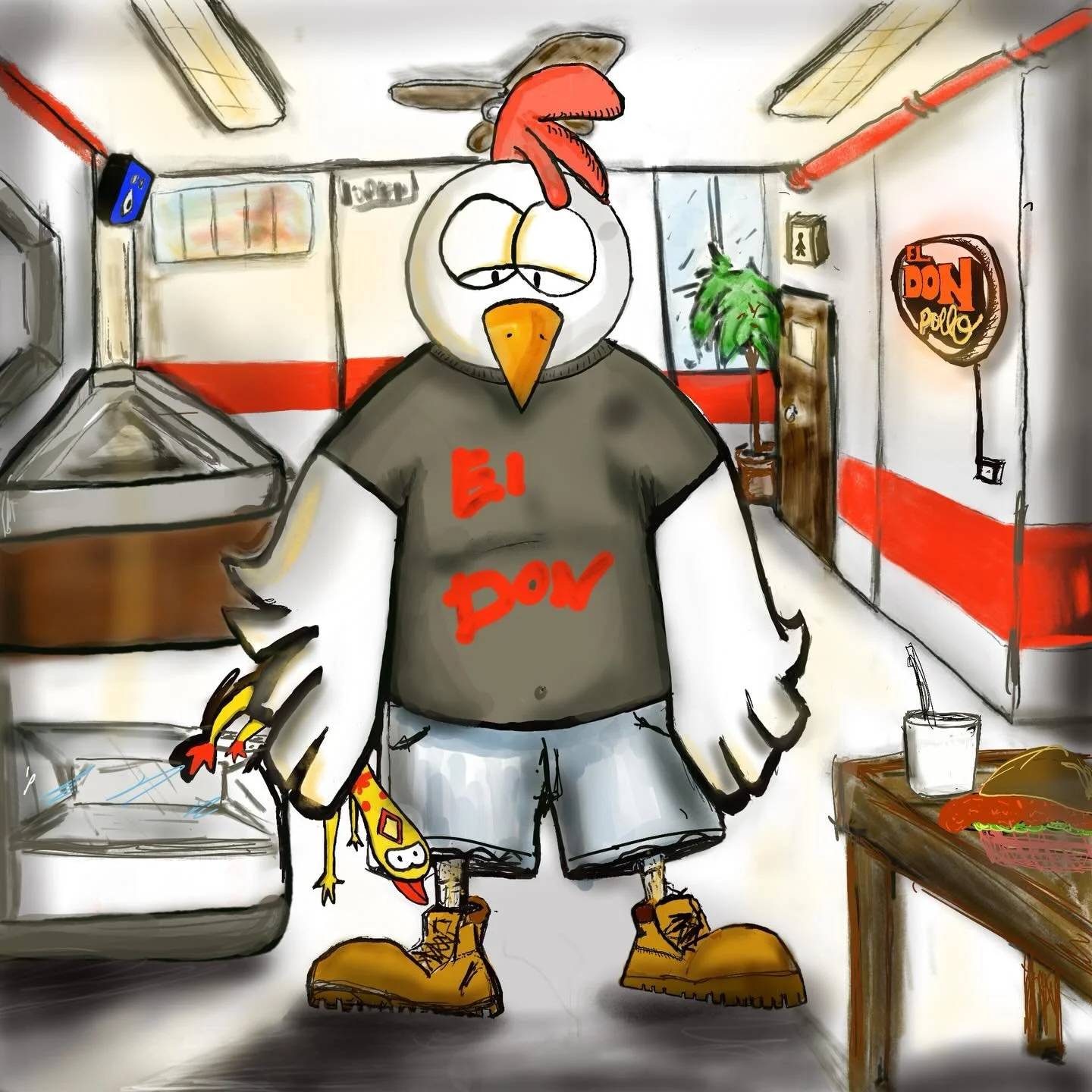 @daveshotchicken we coming for you 

Swipe for the making of