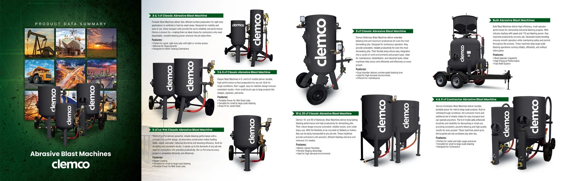 Abrasive Blast Machines Brochure Dowload