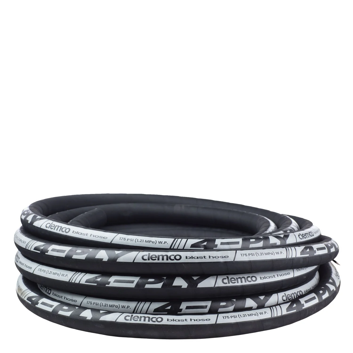 A Clemco 4-Ply blast hose