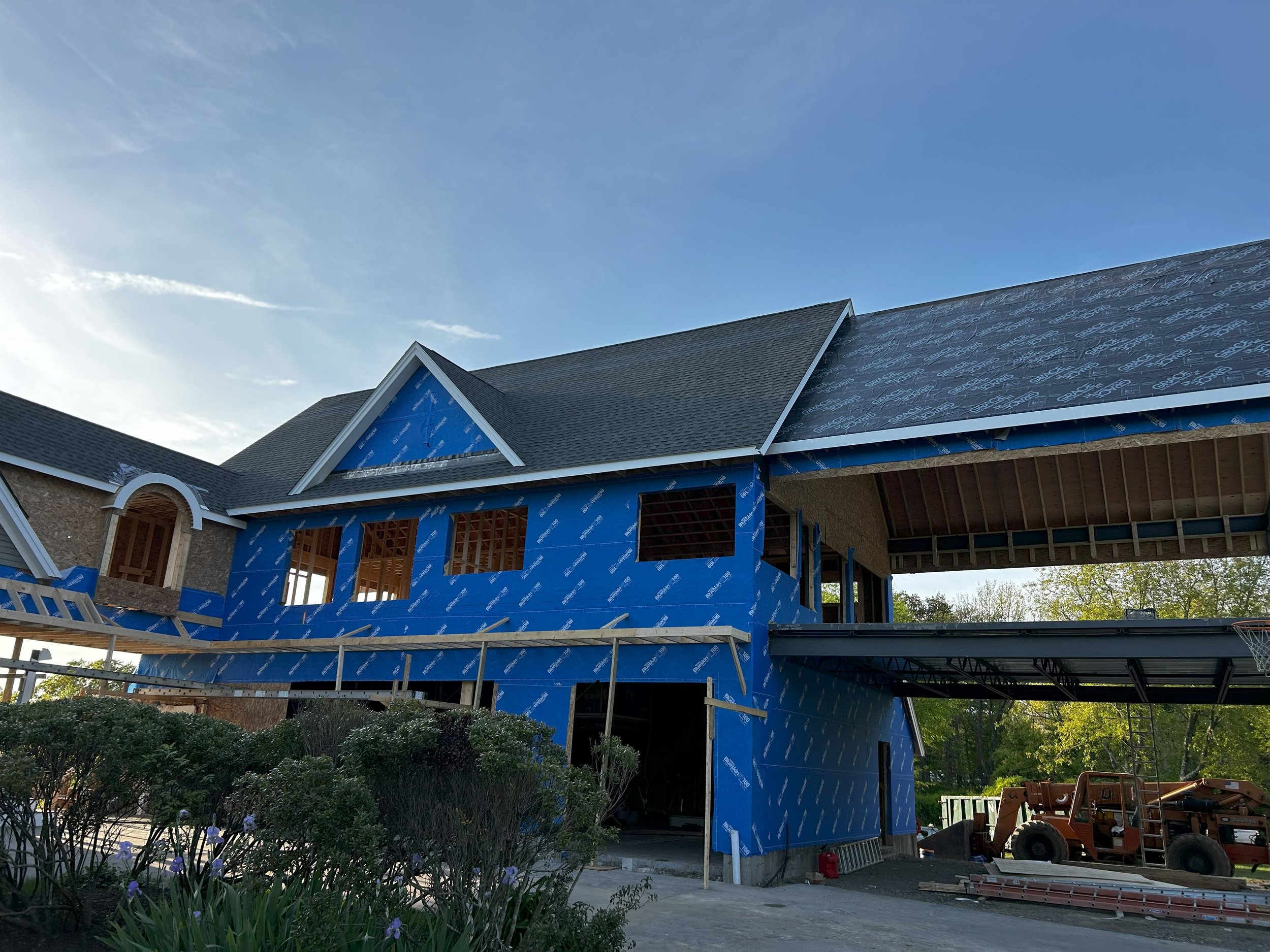 New Architectural Asphalt Roof Installation & Addition, Westport Massachusetts