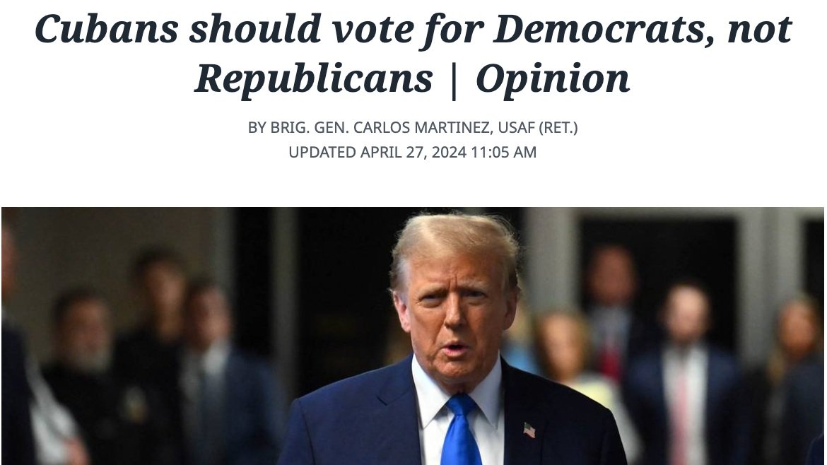 Cubans should vote for Democrats, not Republicans