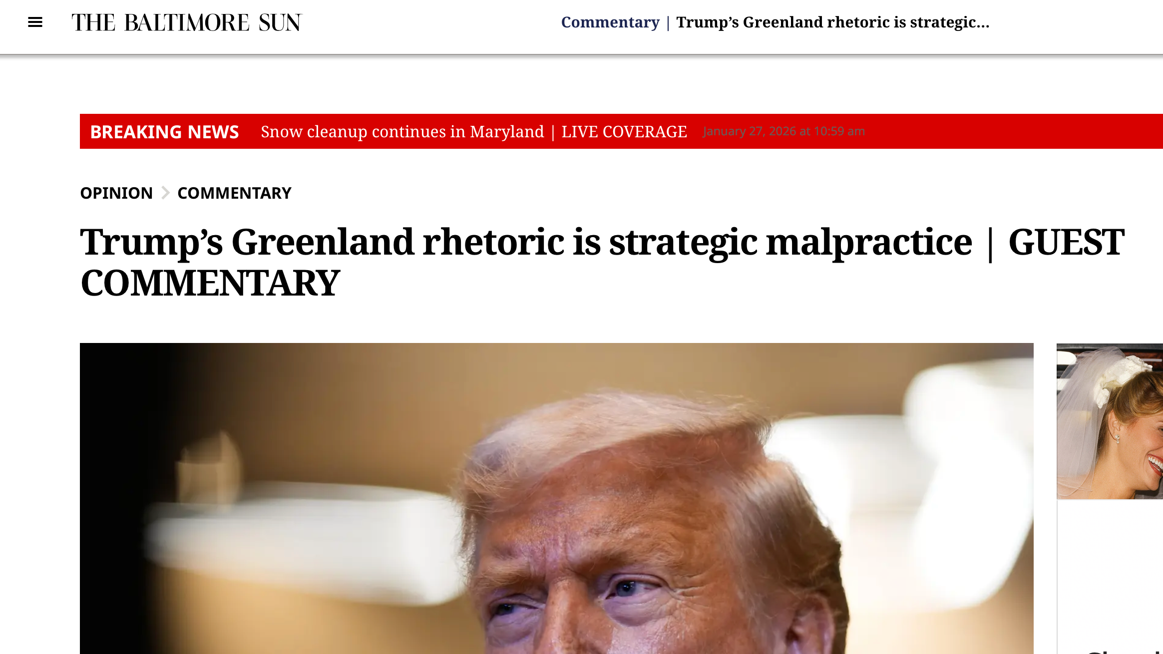Trump’s Greenland rhetoric is strategic malpractice