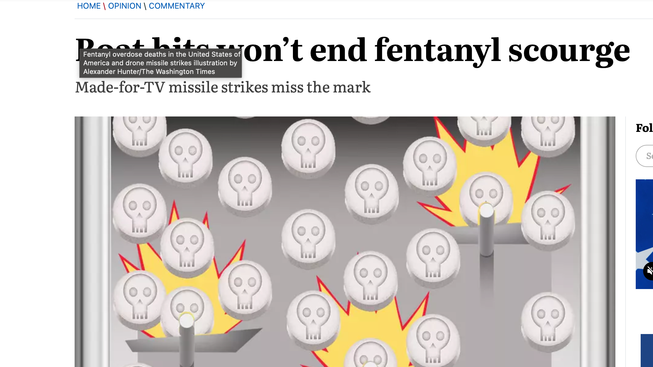 Boat hits won’t end fentanyl scourge