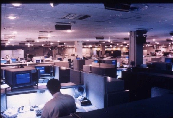 NSA’s National Security Operations Center (NSOC) watch floor, circa 1980s