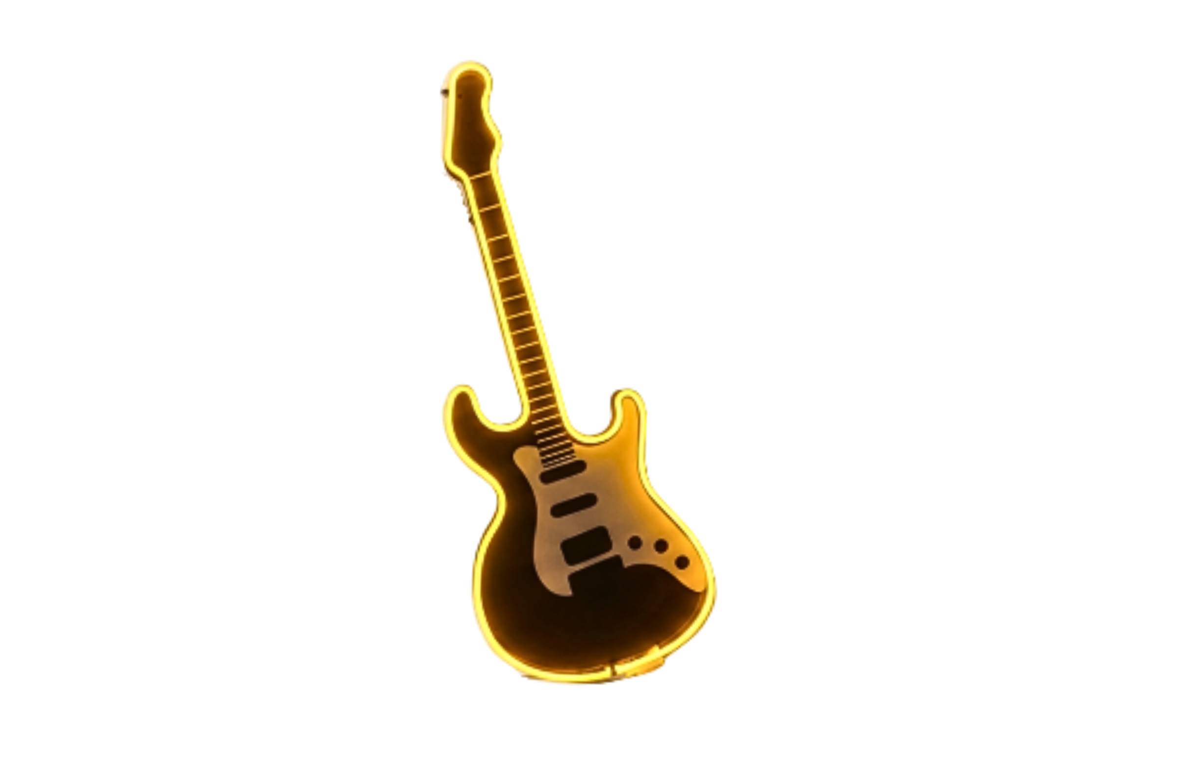 The Yellow LED Neon Guitar