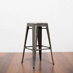 The Industrial Gunmetal Barstool