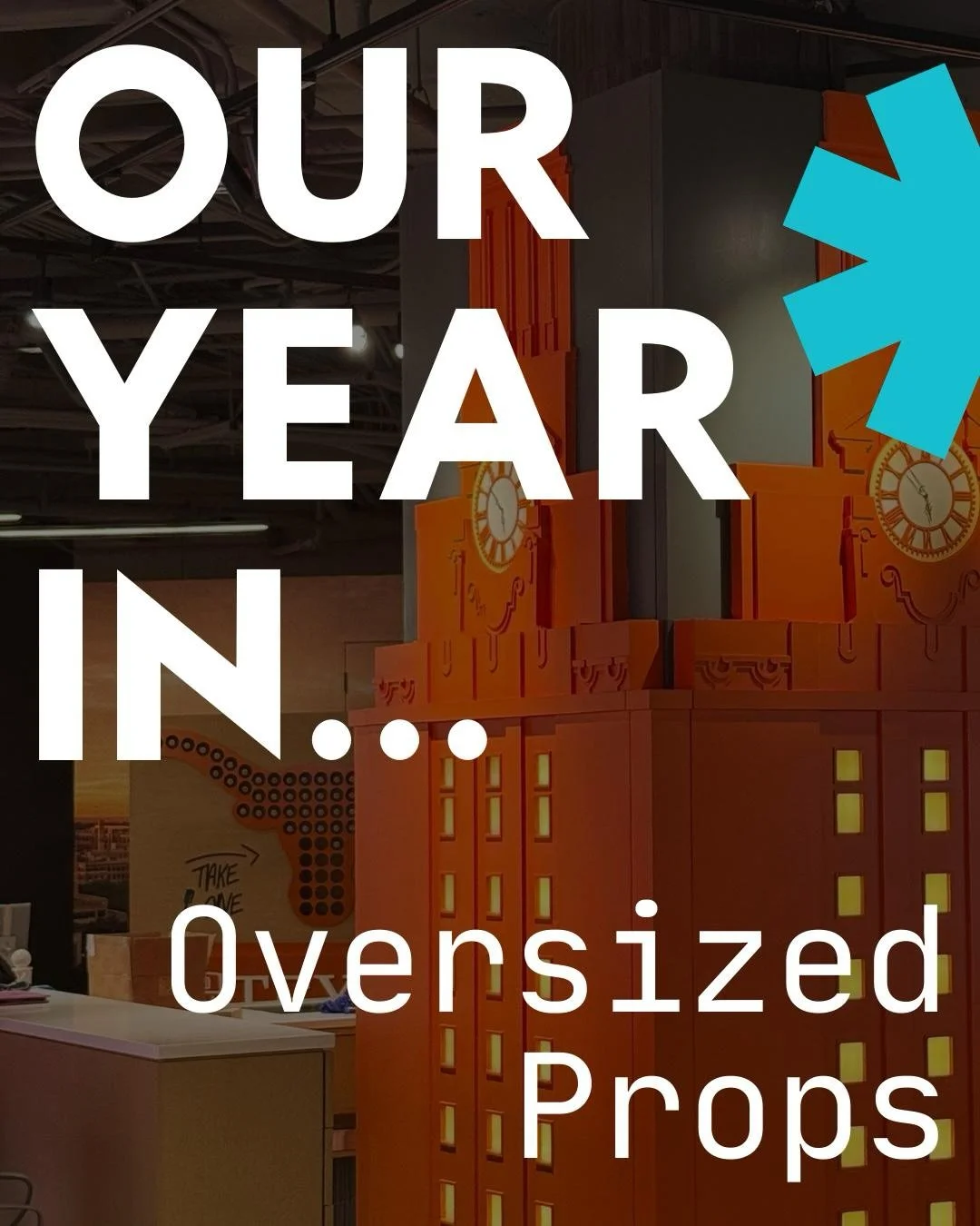 For our last highlight of the year, OVERSIZED PROPS! We had the privilege of working with so many amazing clients this year, and this post couldn&rsquo;t even come close to encompassing the full spectrum of them. When it comes to props, we have hundr