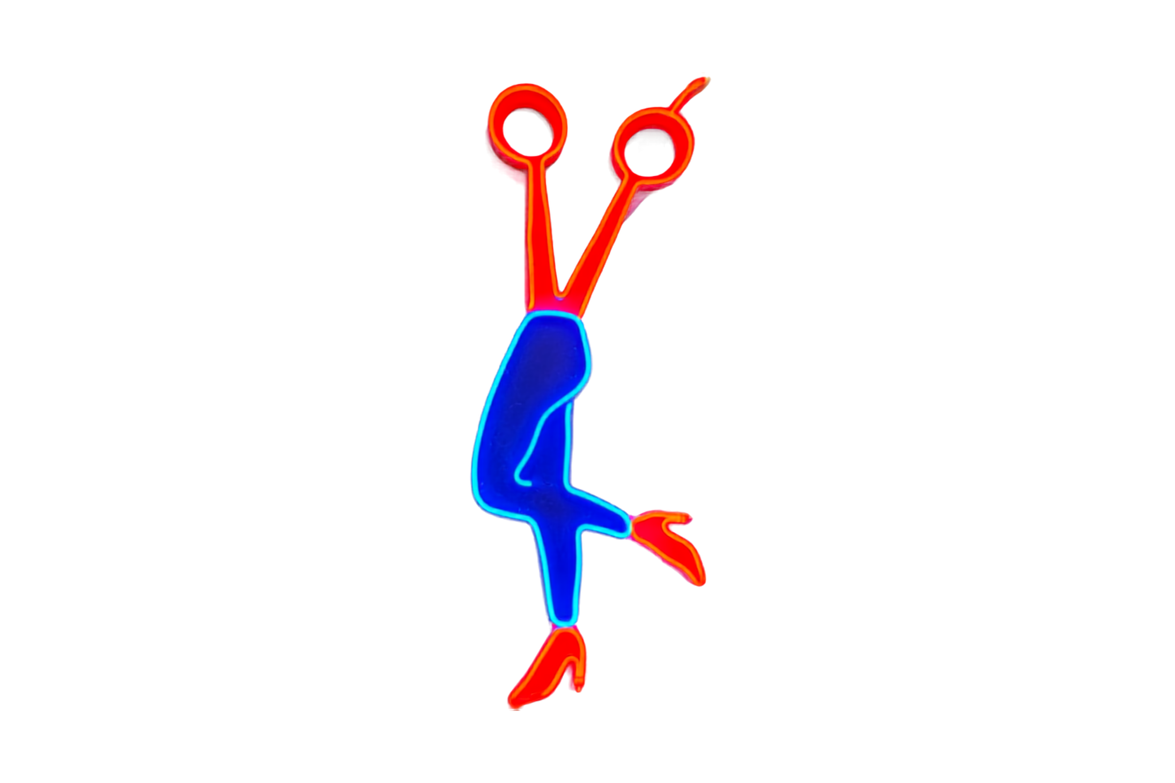 The Sexy Scissors LED Neon