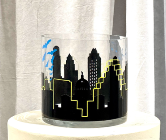 ATX Clear Glass Centerpiece