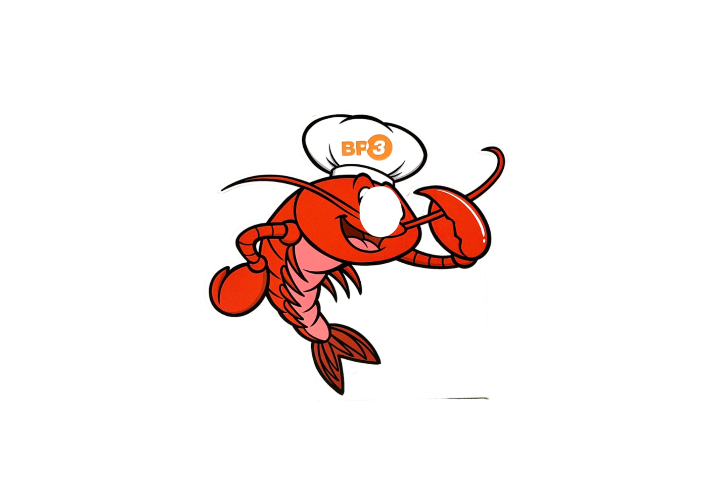 Crawfish face in hole