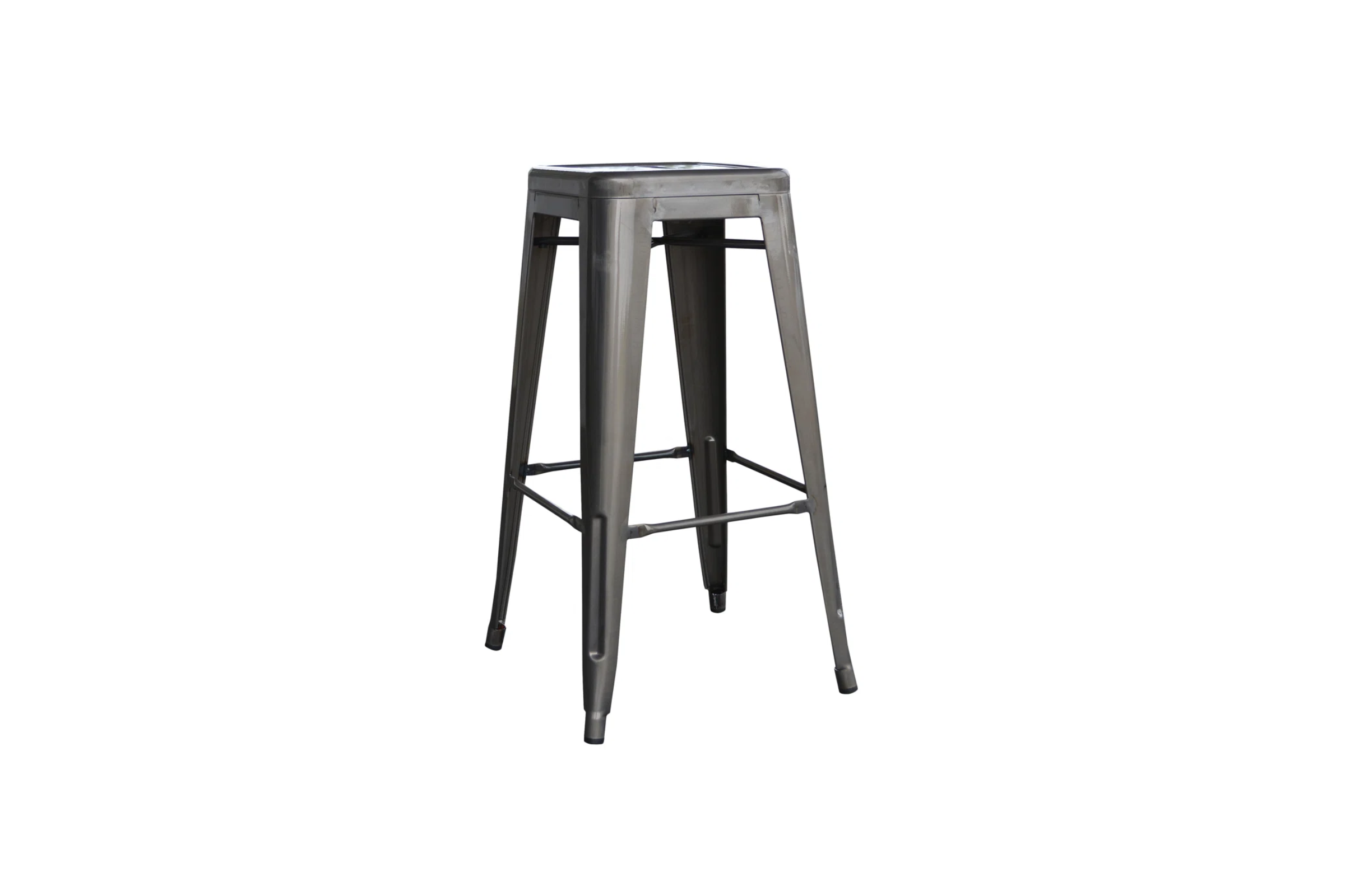 The Industrial Gunmetal Barstool