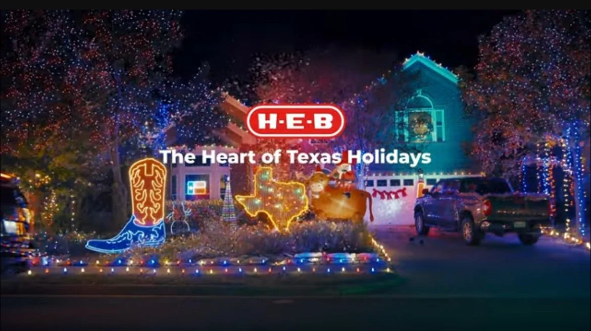 Strong Rentals featured in HEB Holiday Commercial - yes everything is BIGGER IN TEXAS