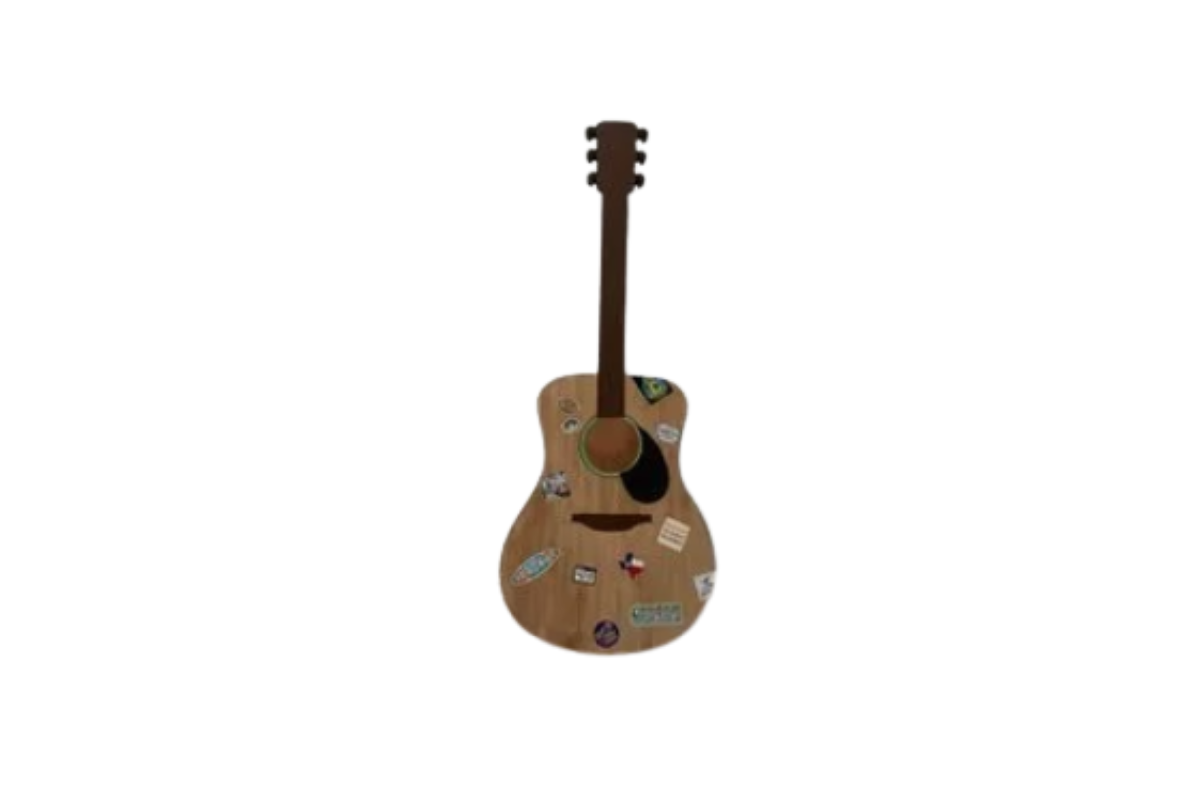 The Sticker Guitar