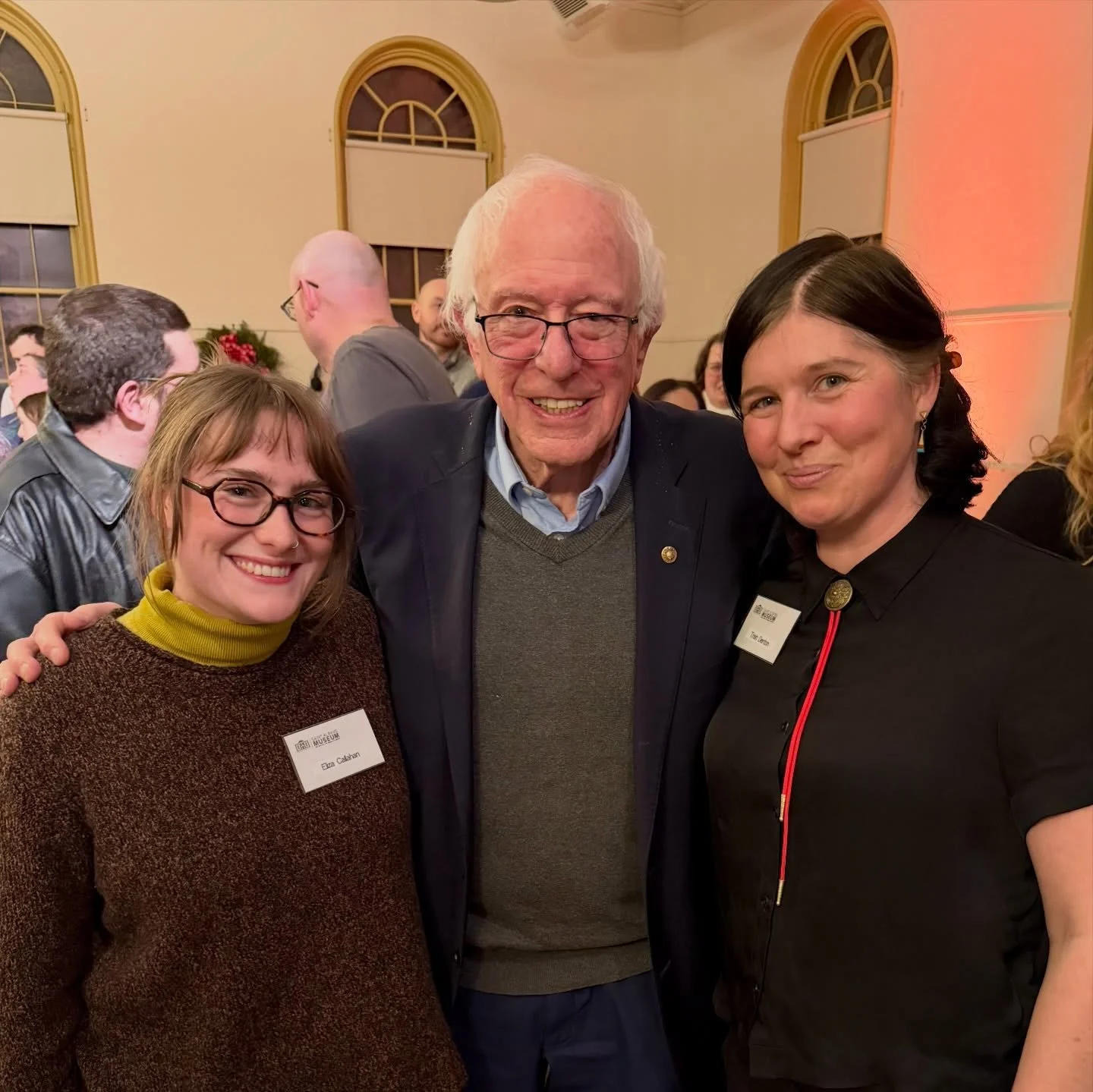 We are grateful to US Senator Bernie Sanders for choosing The Bliss Room to host the annual &ldquo;Cookies &amp; Carols&rdquo; event. SAM Director Trish Denton, and staffer Eliza Callahan attended the event. A full house enjoyed performances by the B